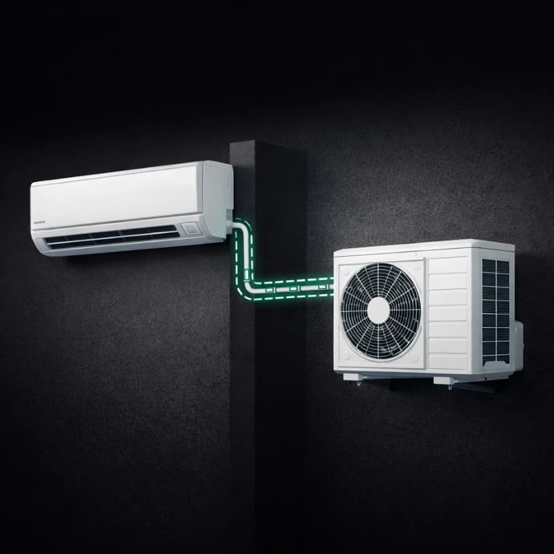 Sistema de aire acondicionado split