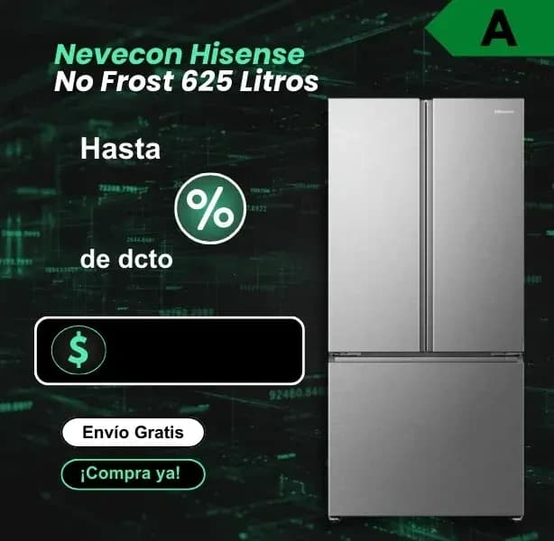 Nevecon HISENSE No Frost 625 Litros BCD625 Retiq A - NEV-21