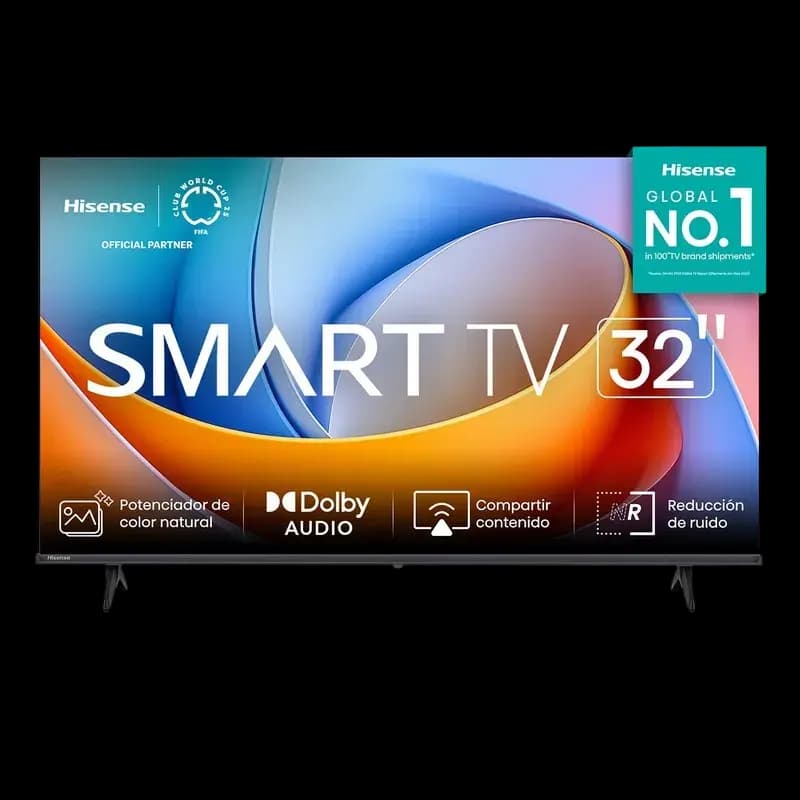 Televisor Hisense Smart 32" HD VIDAA 60Hz 20W 32A4NV - TV-82