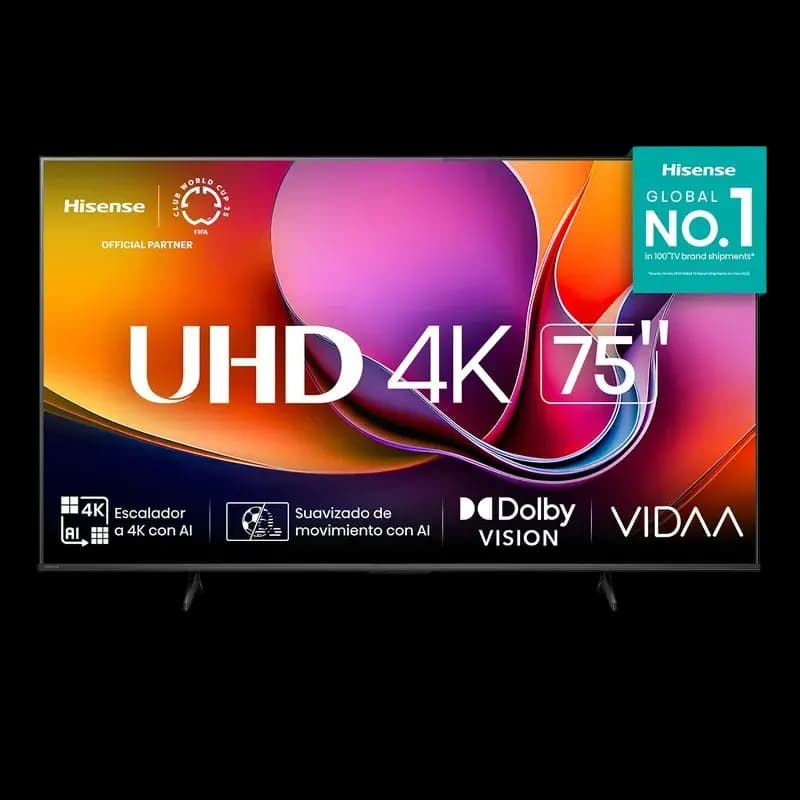 Televisor Hisense Smart 75" UHD/4K VIDAA 60Hz 36W 75A6NV - TV-87