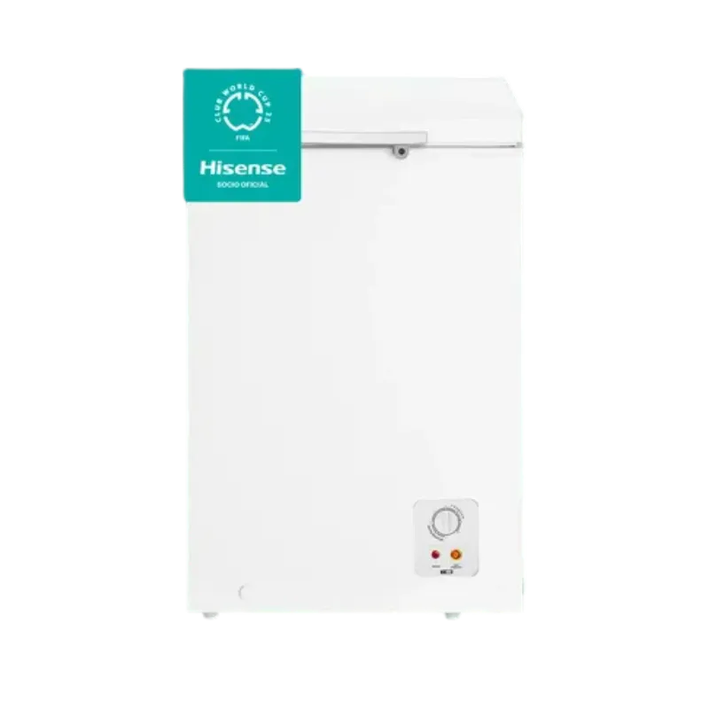 Congelador Hisense 198 litros con diseño minimalista, Hisense patrocinador autorizado de Club World Cup 25.