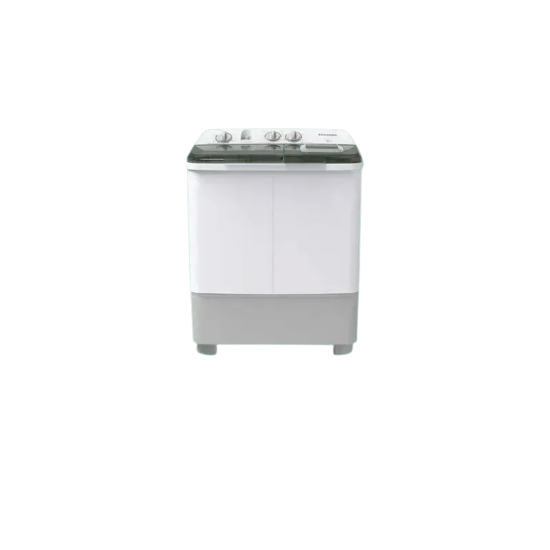 Lavadora Hisense semiautomática de carga superior con doble tina