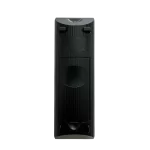 Vista trasera del control remoto Sony RM-AMU199, compatible con el sistema de audio MHC-V5, mostrando su compartimiento de baterías.