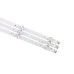 Primer plano del kit de barras LED compatible con televisor TCL 43S5295, mostrando LEDs integrados.