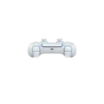 Vista trasera del control PS5 DualSense Perla Croma con acabados refinados