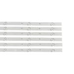 Kit de Barras LED compatible con televisores TC-43ES630H y TC-43DS630H, con vista en disposición horizontal para una mejor visualización.