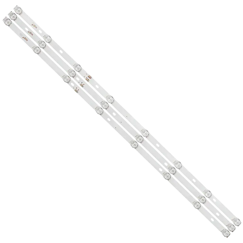 Kit de Barras LED compatible con televisores (V1) FT401SLED, SYLED405T2i, OPLED4001S, MS-L2316 V2 y KTL4000CE [6V], diseño de doble tira con lentes difusoras.