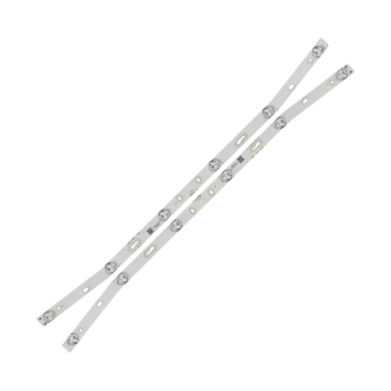 Kit de Barras LED compatible con televisores (V2) HYLED3216iNTC, (V2) HYLED3213iNTC y MGTV320KA, diseño de doble tira con lentes difusoras.