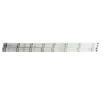 Kit de Barras LED compatible con televisores SYLED39T2 V2 y SYLED393T2I, con vista completa de su estructura y distribución de LEDs.