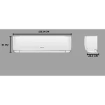 medidas de la unidad interna del aire acondcionado hisense brissa 24000btu