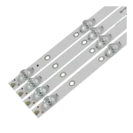 Barras LED 50H6000FY en vista vertical para reparación de televisores