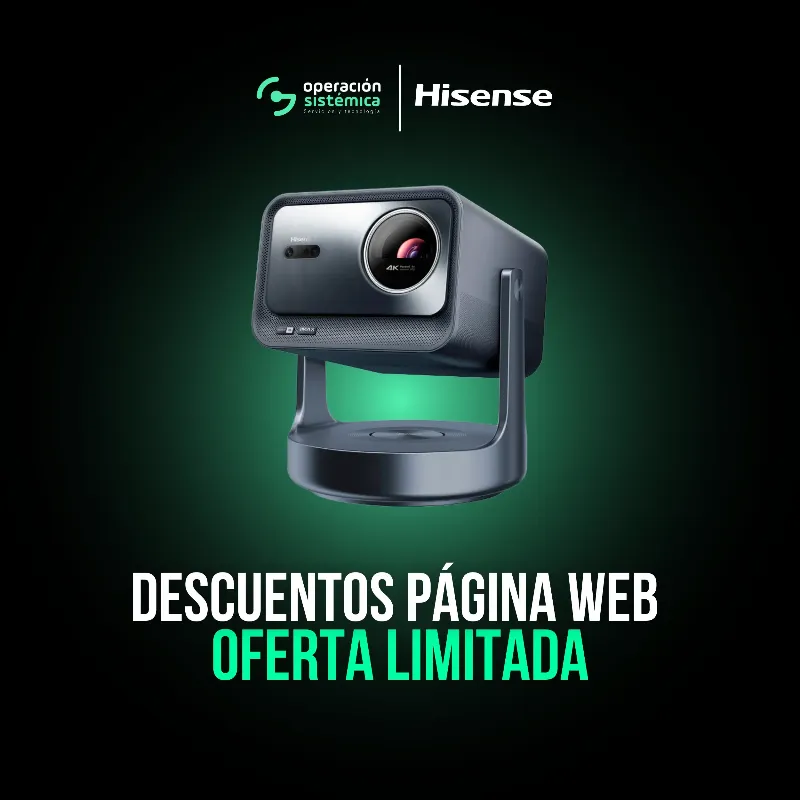 Mini proyector Hisense C2 Ultra con diseño compacto y moderno