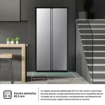Diseño compacto de la Nevecon Hisense RS3P428NEDA1 para cocinas modernas