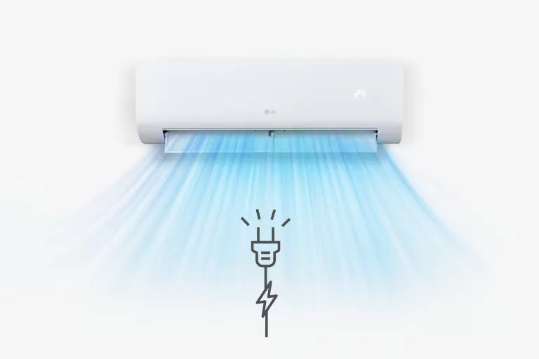 Aire Acondicionado LG Convencional 12000 BTU 220V O122H1 img 6 Aire silencioso