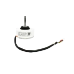 Motor blower Midea 11002015006201 vista trasera con etiqueta técnica y cableado