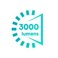 Brillo de 3000 lumenes ANSI