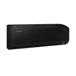 Aire acondicionado Samsung WindFree Inverter 12000 BTU 220V, vista lateral, líneas compactas y diseño estilizado.