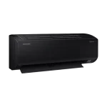 Aire acondicionado Samsung WindFree Inverter 12000 BTU 220V, vista lateral, líneas compactas y diseño estilizado.