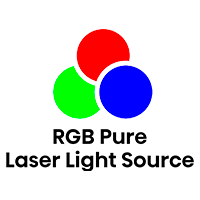 Fuente punta de luz láser RGB