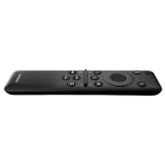 Control remoto Samsung BN59-01455P horizontal, botones circulares y controles multimedia visibles.