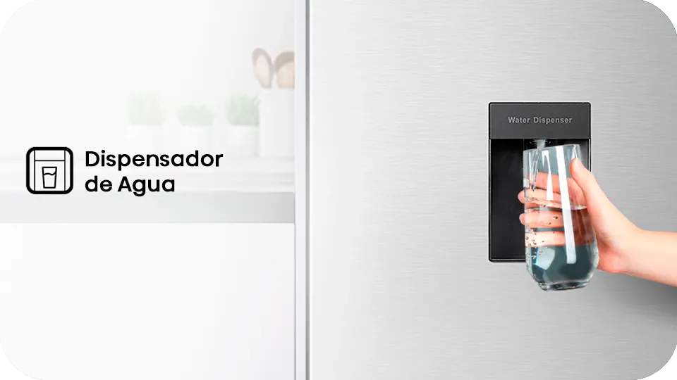 hisense bcd250 dispensador agua Control de temperatura
