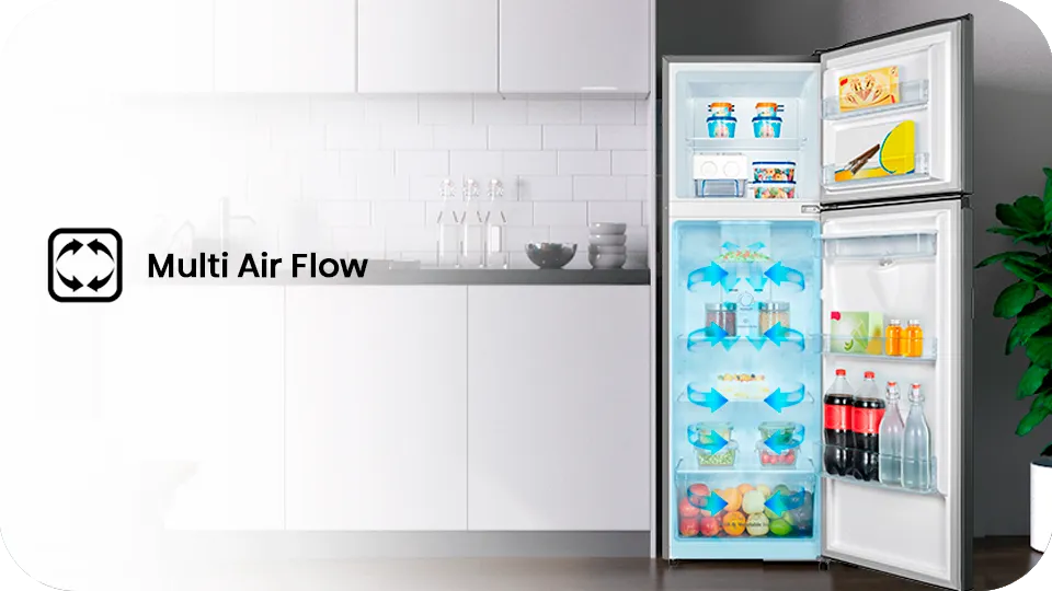 hisense bcd250 multiairflow circulacion frio Control de temperatura