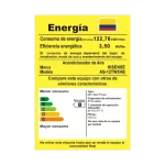 Etiqueta Retiq aire acondicionado Hisense Esmeralda modelo AS-12TW5HB eficiencia B