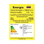 Etiqueta Retiq aire acondicionado Hisense Esmeralda AS-18TW5HB clasificación B 4699 vatios