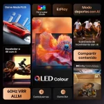 Funciones destacadas del televisor Hisense QLED 4K 50Q6QV: IA, QLED, Dolby, Game Mode y más