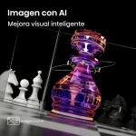 Tecnología de mejora visual con inteligencia artificial en el televisor Hisense 65Q6QV