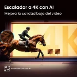 Escalador 4K con inteligencia artificial del televisor Hisense 75A6NV