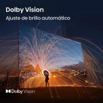 Dolby Vision con ajuste de brillo automático en el televisor Hisense 75A6NV