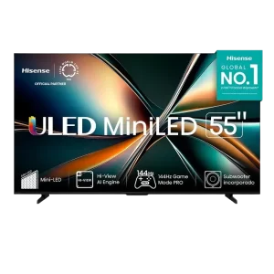 Televisor Hisense Smart 55" ULED/4K Google TV 144Hz 49W 55U7QG