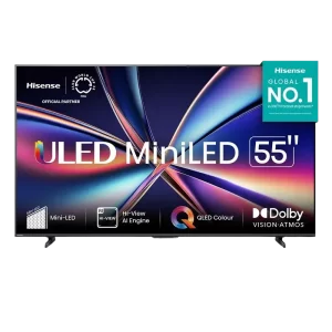 Televisor Hisense Smart 55" ULED/4K VIDAA 60Hz 24W 55U6QV