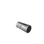 Capacitor Midea 20UF 450V vista lateral con etiqueta técnica