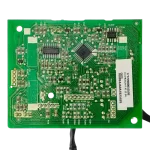 Tarjeta display Midea EU-KFR26G/N1Y-AF.JD.GN vista trasera con circuito y microcontrolador