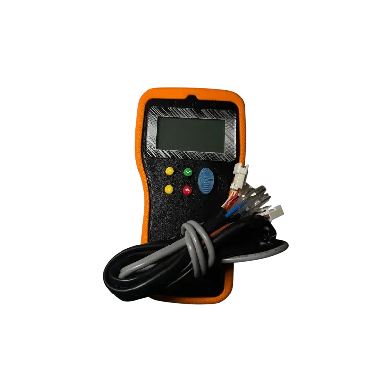 Detector inversor DR.SMART Midea 220V con cables incluidos y etiqueta visible.