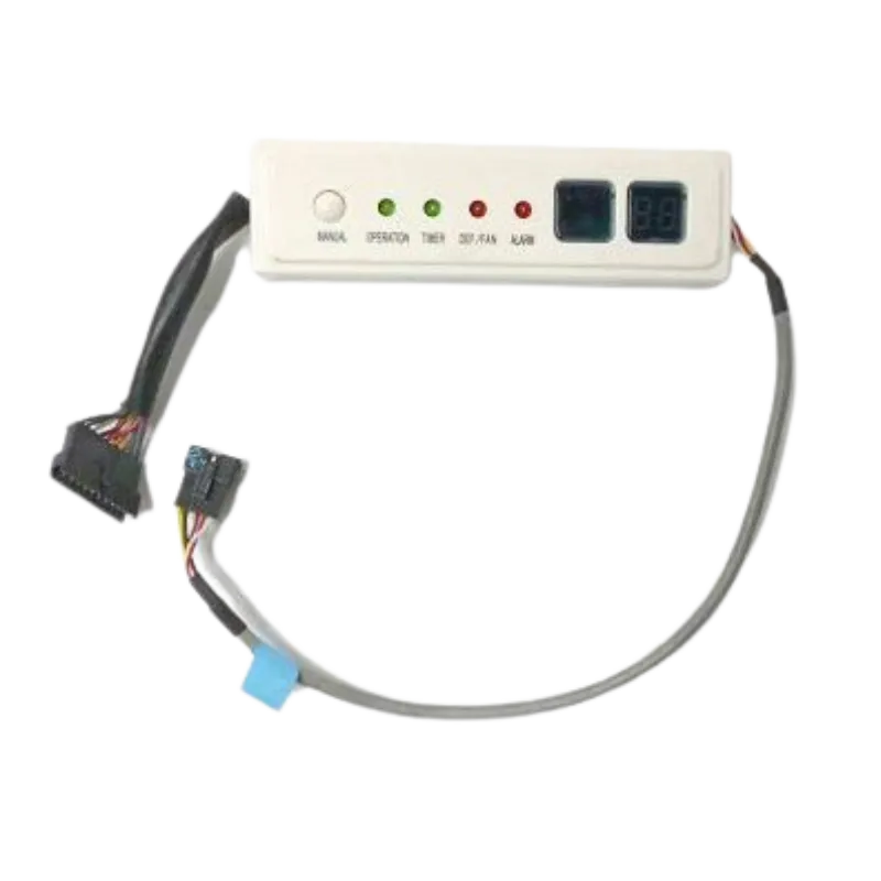 Vista frontal del Display Board CE-KFR53T2/BP2N1Y-B con indicadores LED y conectores.