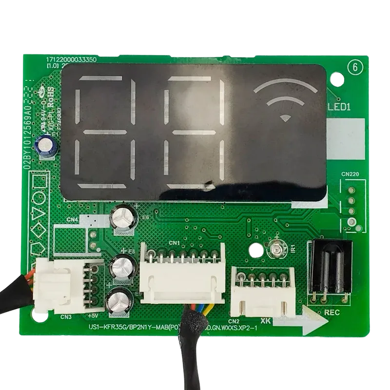 Display Board EU-KFR26G/N1Y-AF.JD.GN con pantalla LED y conectores