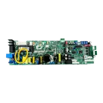 Placa electrónica SA-KFR160Q4 vista horizontal completa