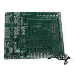 Vista angular trasera de la placa de control principal outdoor