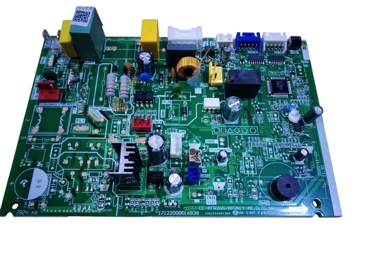 Vista cenital de la Main Control Board 17122000055322 (indoor)