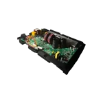 Main control Board Midea 17122000051104 en vista baja mostrando capacitores y bobinas de potencia.