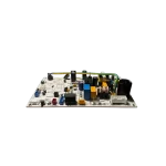 Main control Board Midea 17122000051722 con vista frontal de todos los componentes alineados.