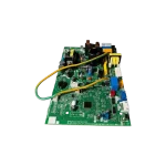 Main control board Midea 17122000052237 para unidad exterior, vista superior con conectores expuestos.