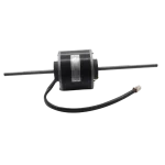 Motor YKSS-130-4-1L 230V con etiqueta técnica visible y cableado