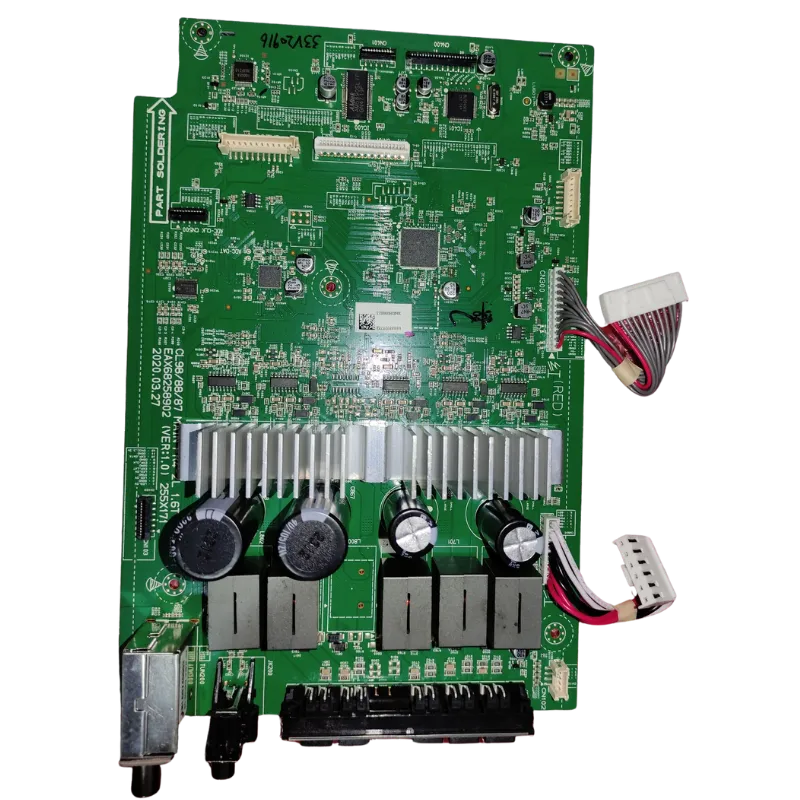 Placa electrónica Main Board EBR88920722, vista completa con disipadores y conectores.