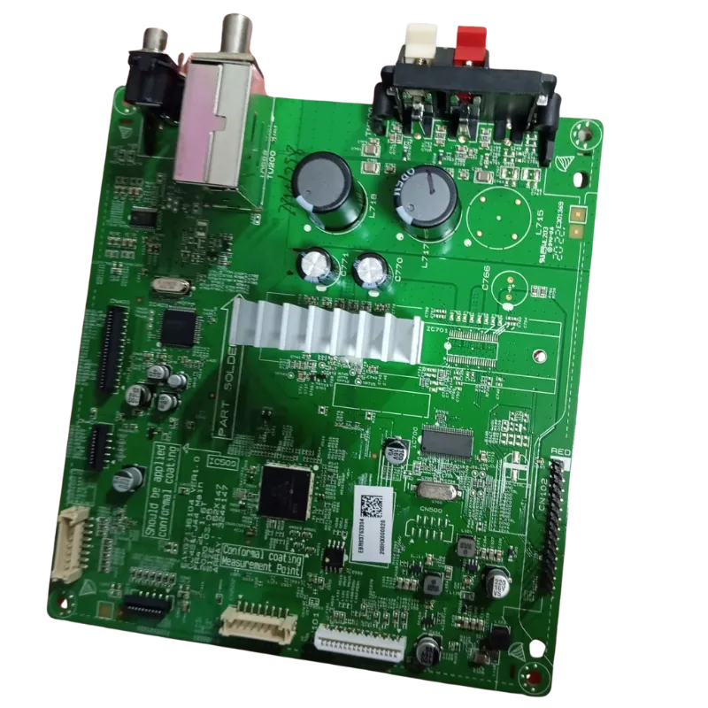 option code assembly LG EBR83763304 vista posterior, circuito impreso para control de sistemas de audio