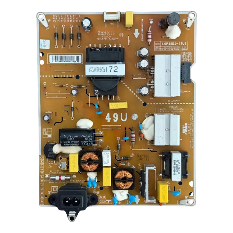 Fuente de alimentación LG EAY64511101 vista frontal completa