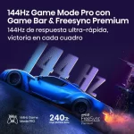 144Hz Game Mode Pro con Game Bar y FreeSync Premium en el televisor Hisense 100Q7QG